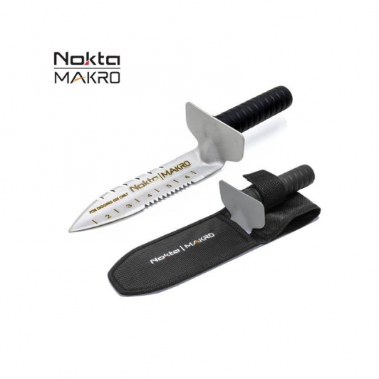 Couteau De Fouille Nokta-Makro - Lame Inox 19,1 Cm + étui Ceinture Pour Détection Métaux
