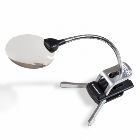 Loupe de bureau avec bras flexible  - 1