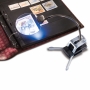 Loupe de bureau avec bras flexible