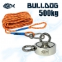 Acheter un aimant Bulldog 500kg Magnetar avec corde de 20 mètres à la boutique Mr. Detecteur en Normandie
