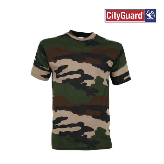 Mymyguoe T-shirts Pour Homme - Camouflage - Col En V - Manches Courtes - T- Shirt De Sport - T-shirt Classique - Armée - T-shirt Militaire - T-shirt Tactique - Tunique Respirante