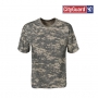T-Shirt camouflage vert et gris kaki, de type militaire et de la marque Cityguard