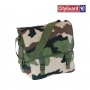 Rangement trouvailles, musette camouflage camo militaire