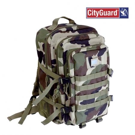 grand sac à dos camo militaire cityguard pour rangement détecteur de métaux
