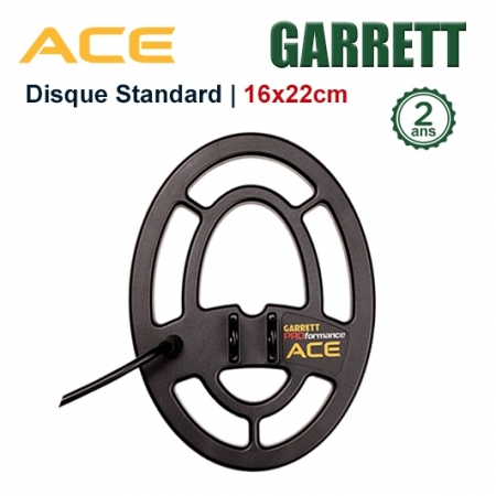 Disque Garrett de 16x22 cm pour détecteurs de métaux Garrett Ace