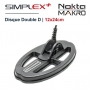 Disque elliptique SP24 Nokta Makro 24x12 cm pour Simplex