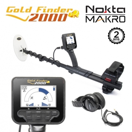 Détecteur de métaux or, le nouveau Gold Finder 2000 de Nokta Makro