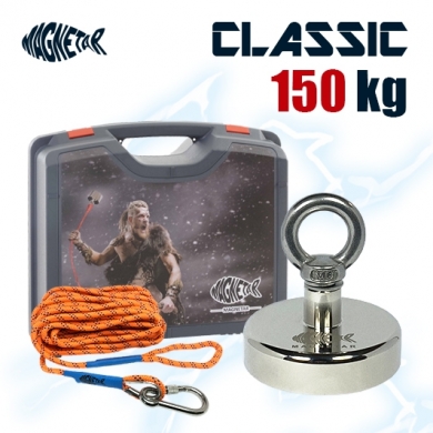 Magnetar Classic 400 - Aimant de pêche (880LB/400KG) - Détecteurs de métaux  Metalix