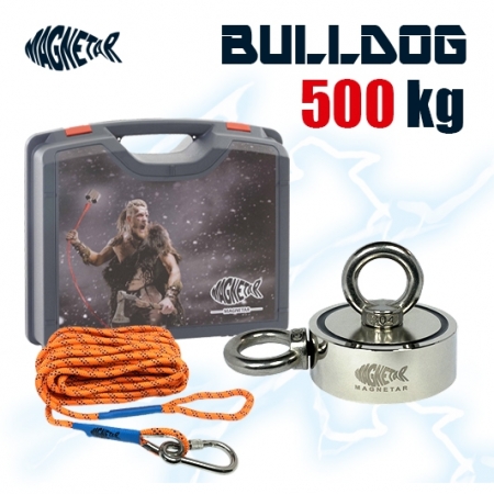 Aimant puissant  Magnetar Bulldog 500 kg avec corde très solide de 20 mètres à la boutique de Caen, en Normandie