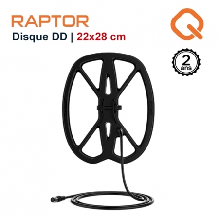 Disque Raptor pour détecteur de métaux Quest