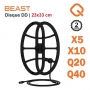 Grand disque Beast pour détecteur Quest X5, X10 et Q20