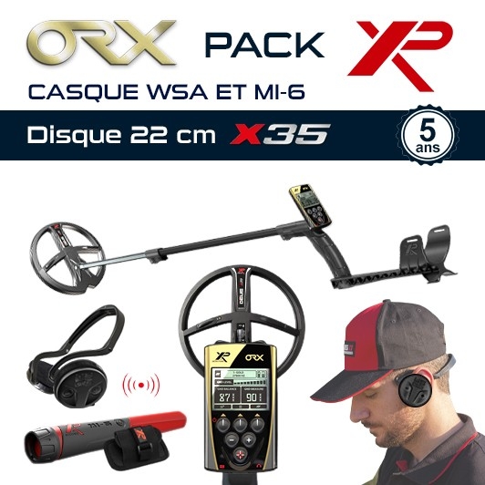 Pack XP Orx avec disque elliptique HF, casque WSA et Pointer MI-6