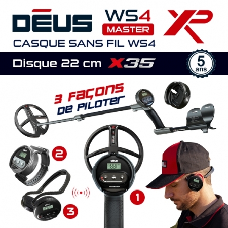 XP Deus V6 Master WS4 : le détecteur français