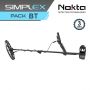 Le Nokta Simplex BT possède une canne télescopique en aluminium et en carbone