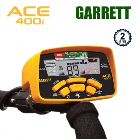 Le détecteur de métaux Garrett Ace 400i