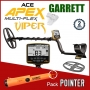 Garrett Ace Apex avec Pro-Pointer AT et sac de transport pour le rangement du détecteur de métaux