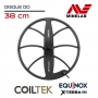 Grand disque de 38 cm Coiltek pour le détecteur Minelab Equinox 600 et 800