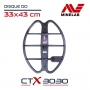 Grand disque de détection pour detecteur de metaux Minelab CTX 3030