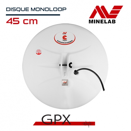 Puissant disque de 45 cm Monoloop pour detecteur de metaux GPX Minelab