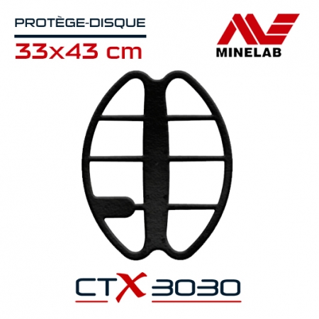 Protège-disque 33x43 cm pour detecteur de metaux Minelab CTX 3030