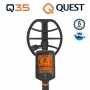 Detecteur de metaux Quest Q35 avec casque sans fil