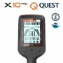 Quest X10 Pro avec affichage de diverses informations sur l'écran LCD