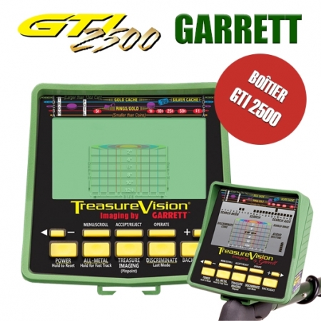 Boitier du detecteur de metaux Garrett GTI 2500 avec façade