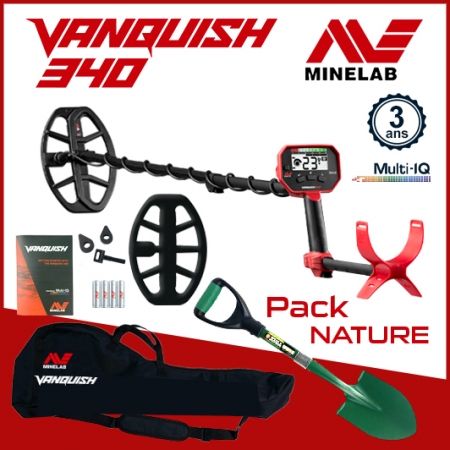 Vanquish 340 comprenant le sac de transport est le detecteur de metaux qu'il vous faut absolument.