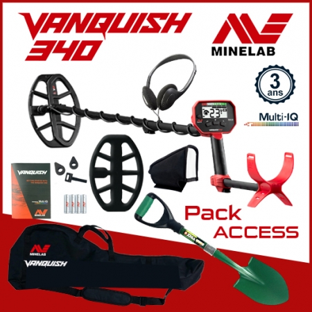 Minelab Vanquish 340 avec un pack accessoires
