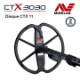 Tête de détection double "D" de 28 cm pour deecteur de metaux Minelab CTX 3030