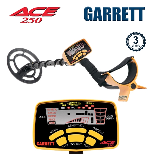 Detecteur Garrett Ace 250