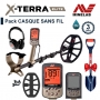 Détecteur de métaux X-Terra Pro Minelab et casque sans fil ML 85