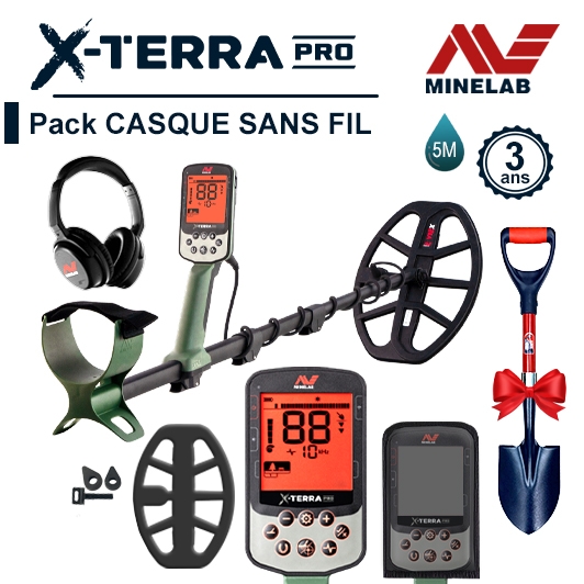 X-Terra Pro Minelab avec casque sans fil ML 85