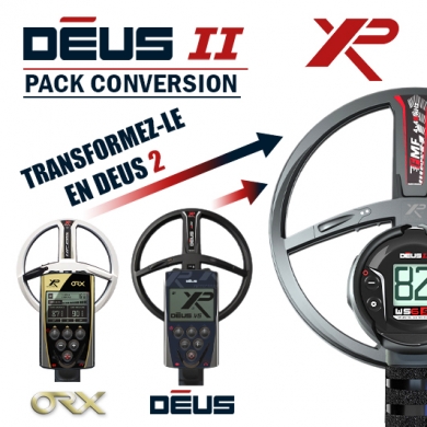 Détecteur de métaux XP Deus 2 avec disque FMF et accessoires de détection au choix