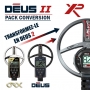 Détecteur de métaux XP Deus 2 avec disque FMF et accessoires de détection au choix
