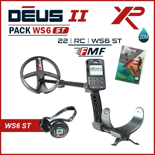 Deus 2 avec disque 22 cm FMF est un nouveau détecteur de métaux et puissant