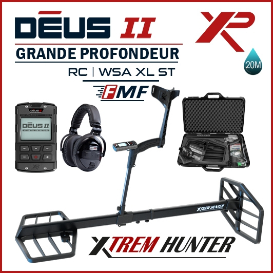 Detecteur XTrem Hunter XP Grande Profondeur pour les grosses masses métalliques