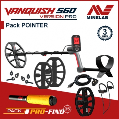 Minelab Vanquish 560 Pro Pack Pointer