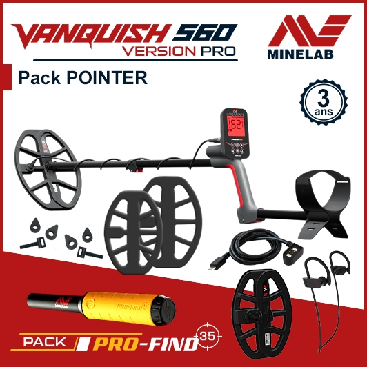 Minelab Vanquish 560 Pro Pack Pointer