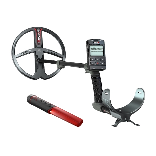 Detecteur de metaux XP Deus 2 RC avec grand disque de 28 cm et Pointer MI-6