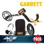 Partez en prospection avec le detecteur de metaux Garrett Ace 150, ainsi qu'une pelle-pioche pour creuser