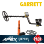 Garrett Ace Apex avec Pro-Pointer AT et sac de transport pour le rangement du détecteur de métaux