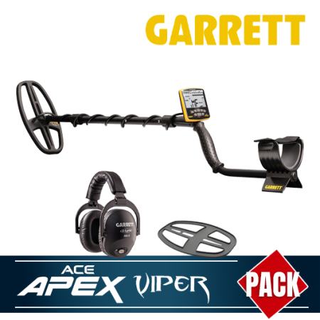 Détecteur Garrett Ace Apex avec casque sans fil Z-Lynk