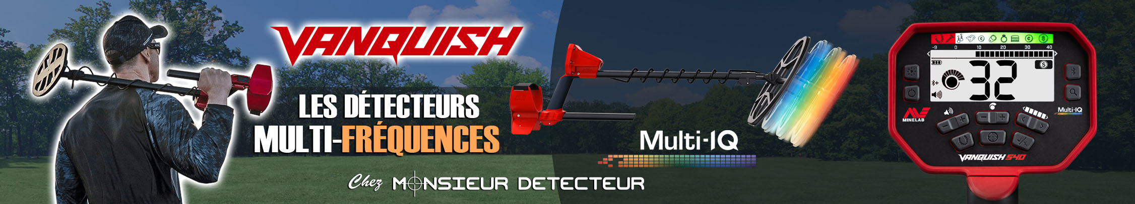 Detecteur de metaux Minelab Vanquish