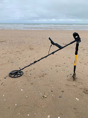 Pelle Draper et détecteur de métal Equinox 900 Minelab