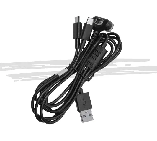 Câble de charge à 3 sorties pour la télécommande et le disque