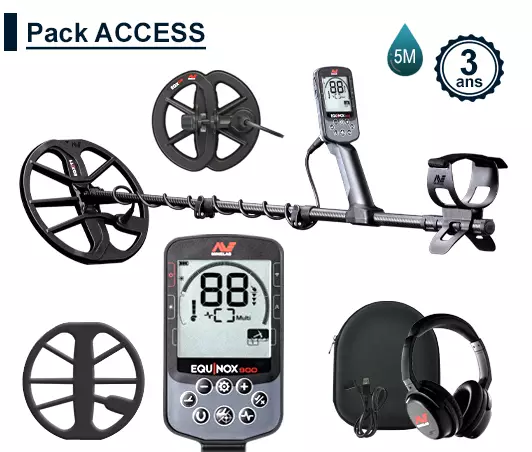 Minelab Equinox 900 avec 2 disques et casque sans fil