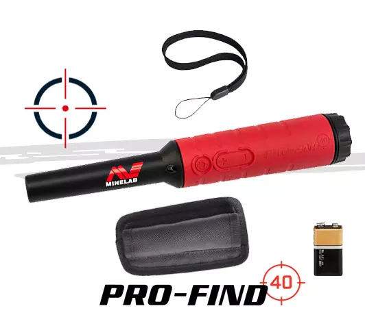 Pro-Find 40 Minelab avec étui et cordon de sécurité