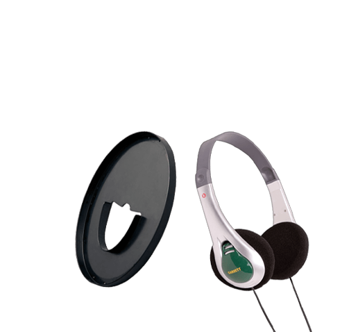 Detecteur de metaux Ace 250 avec protection du disque et casque audio