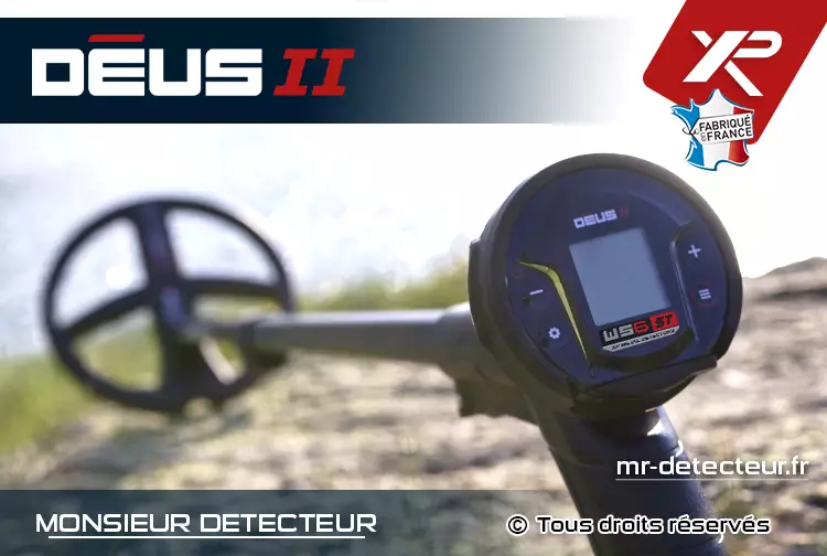 XP Deus 2 Master WS6 ST équipé du grand disque FMF de 28 cm de large